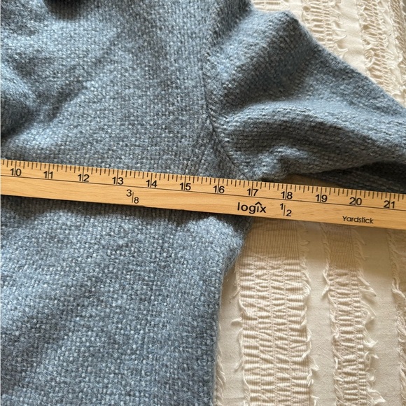 Eileen Fisher Blue Mohair Wool Blend Blazer Jacket Size S - Picture 5 of 7